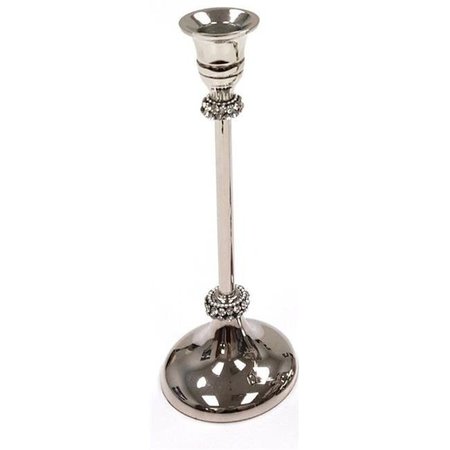 JIALLO Jiallo 71033 8.5 in. Taper Candle Holder with Chatons 71033
